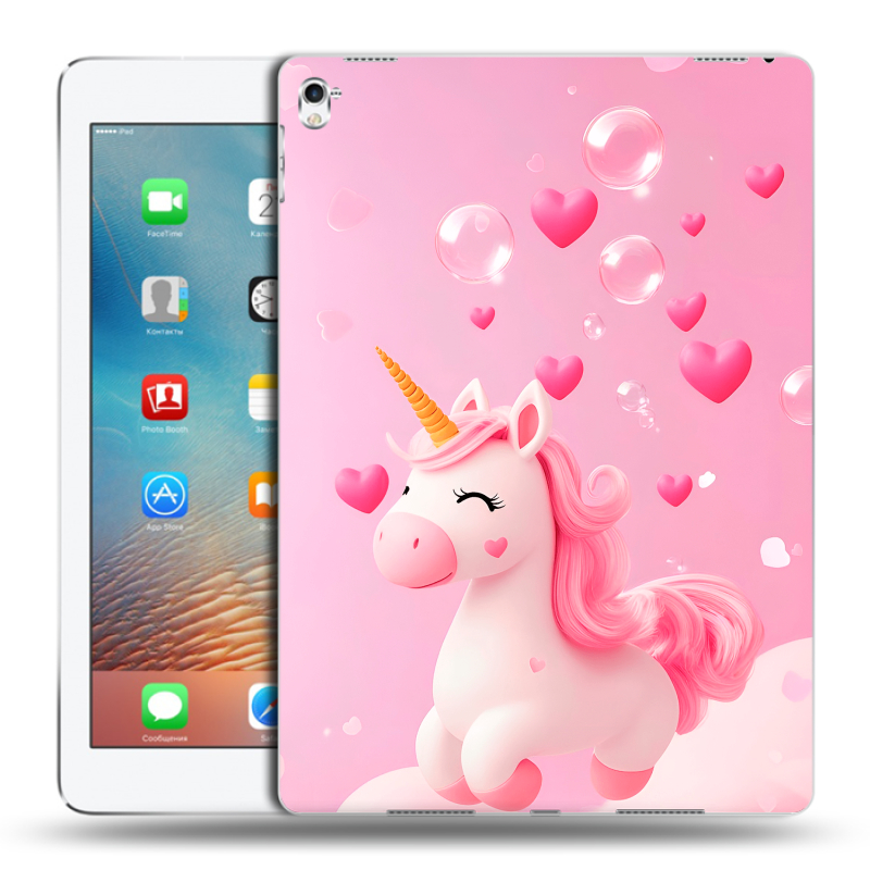 Силиконовый чехол на Ipad Pro 9.7 с принтом Единорог Силиконовый чехол на Ipad Pro 9.7 с принтом Единорог