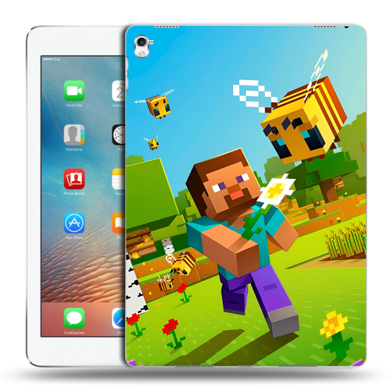 Силиконовый чехол на Ipad Pro 9.7 с принтом Майнкрафт Minecraft Силиконовый чехол на Ipad Pro 9.7 с принтом Майнкрафт Minecraft