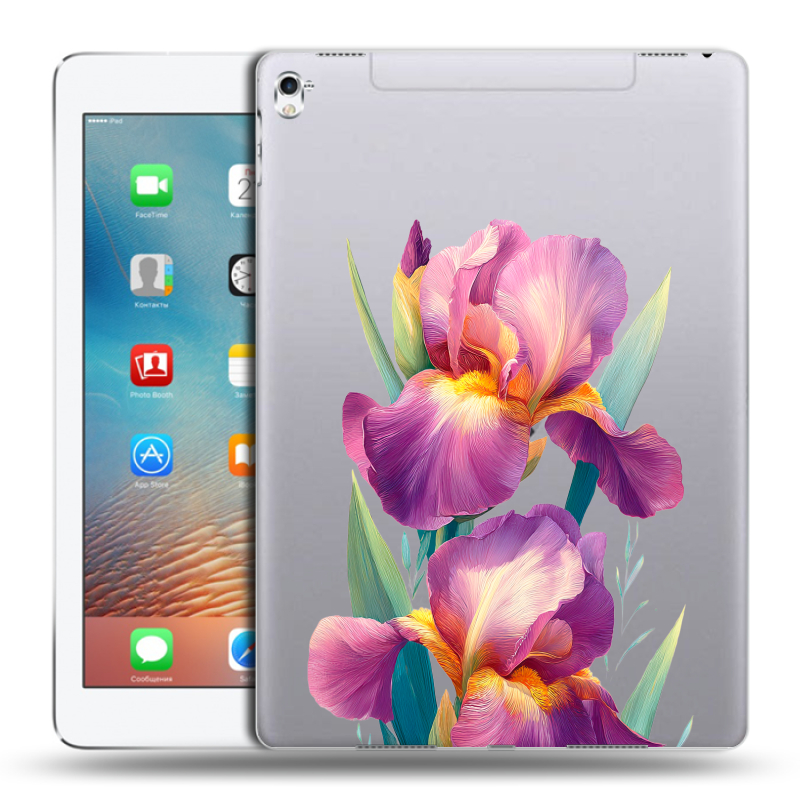 Силиконовый чехол на Ipad Pro 9.7 с принтом Цветы орхидеи Силиконовый чехол на Ipad Pro 9.7 с принтом Цветы орхидеи
