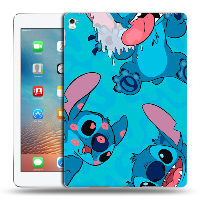 Силиконовый чехол на Ipad Pro 9.7 с принтом Лило и Стич Силиконовый чехол на Ipad Pro 9.7 с принтом Лило и Стич