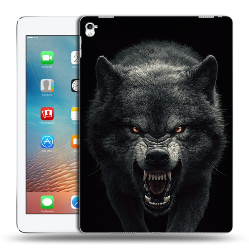 Силиконовый чехол на Ipad Pro 9.7 с принтом Волк Силиконовый чехол на Ipad Pro 9.7 с принтом Волк