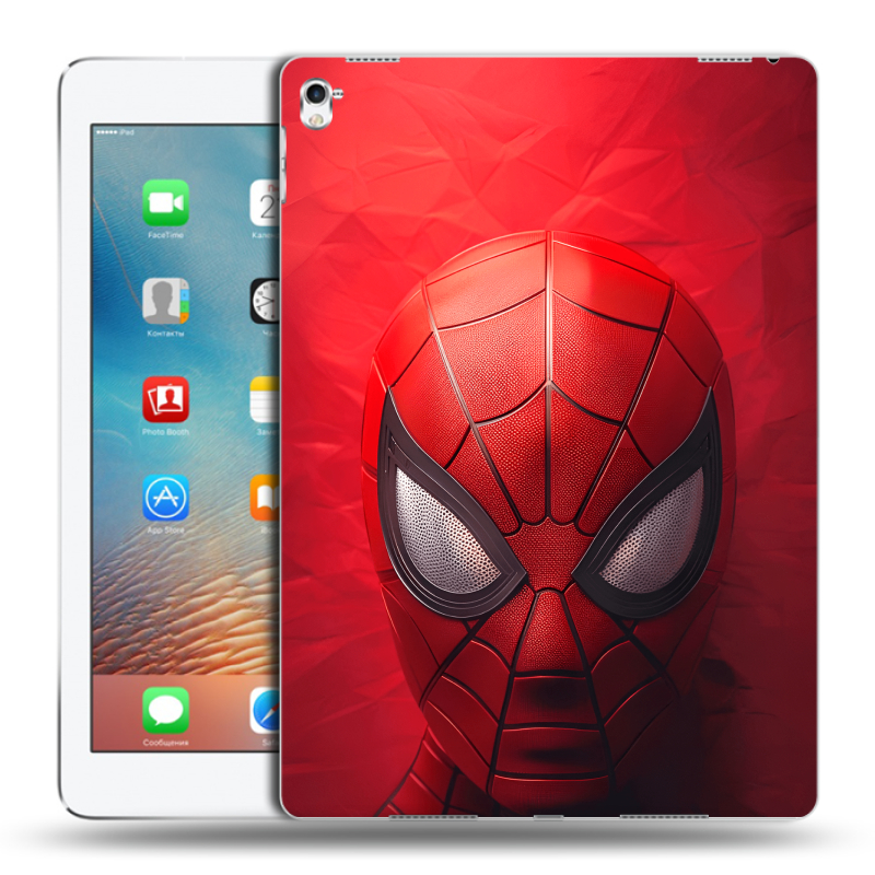 Силиконовый чехол на Ipad Pro 9.7 с принтом Spiderman Человек паук Силиконовый чехол на Ipad Pro 9.7 с принтом Spiderman Человек паук