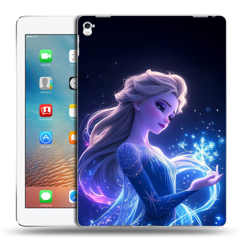 Силиконовый чехол на Ipad Pro 9.7 с принтом Холодное сердце Frozen Силиконовый чехол на Ipad Pro 9.7 с принтом Холодное сердце Frozen