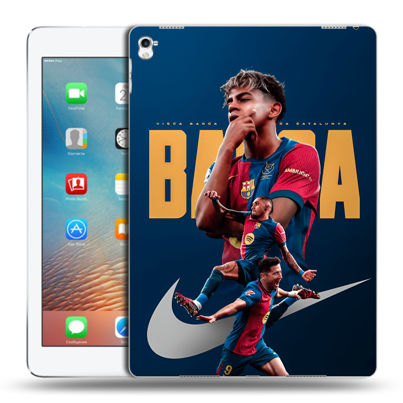 Пластиковый чехол на Ipad Pro 9.7 с принтом Барселона Barca Yamal Пластиковый чехол на Ipad Pro 9.7 с принтом Барселона Barca Yamal