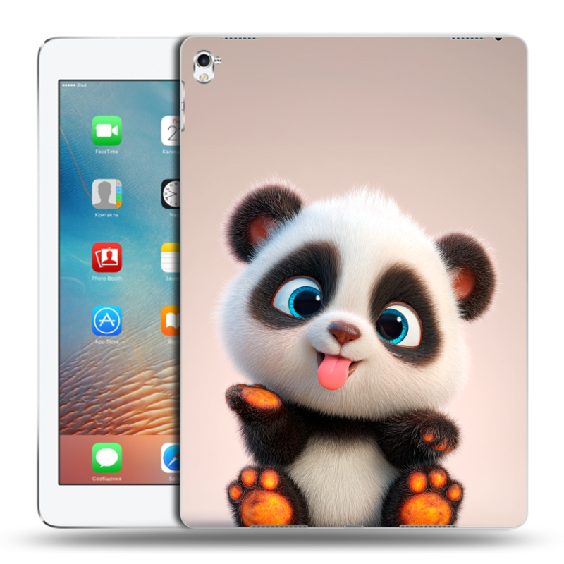 Силиконовый чехол на Ipad Pro 9.7 с принтом милая панда Силиконовый чехол на Ipad Pro 9.7 с принтом милая панда