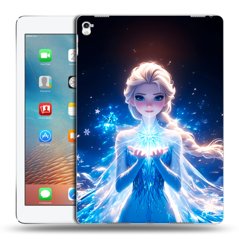 Силиконовый чехол на Ipad Pro 9.7 с принтом Холодное сердце Frozen Силиконовый чехол на Ipad Pro 9.7 с принтом Холодное сердце Frozen