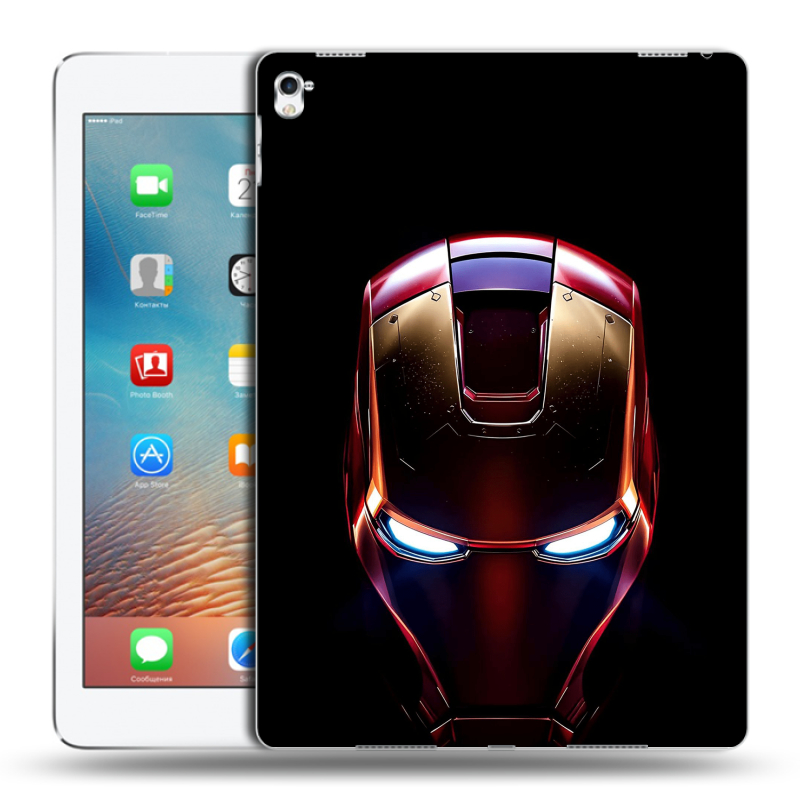 Пластиковый чехол на Ipad Pro 9.7 с принтом IronMan Железный человек Пластиковый чехол на Ipad Pro 9.7 с принтом IronMan Железный человек