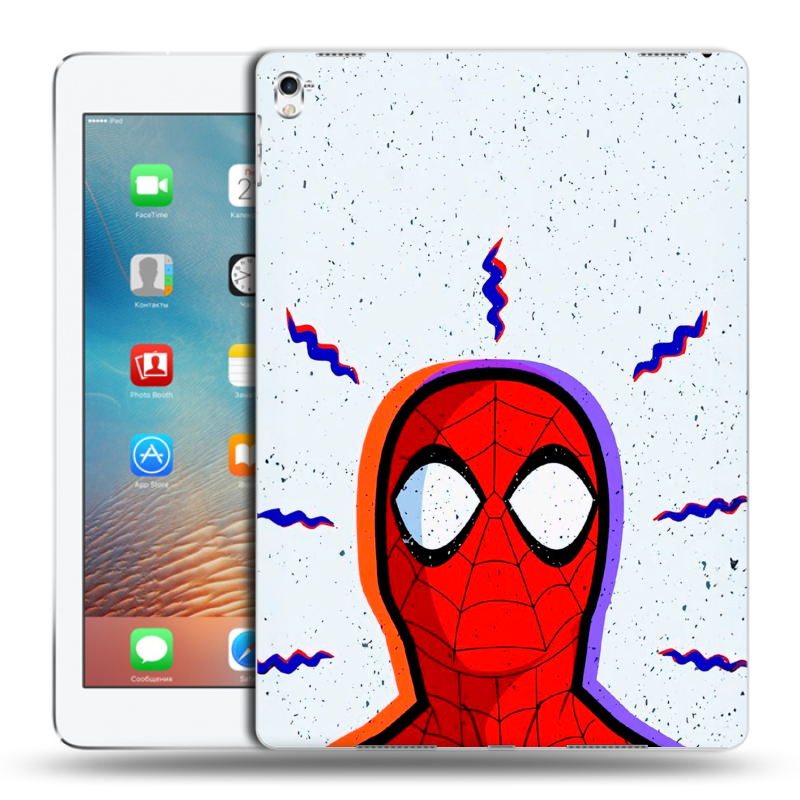 Силиконовый чехол на Ipad Pro 9.7 с принтом Spiderman Человек паук Силиконовый чехол на Ipad Pro 9.7 с принтом Spiderman Человек паук