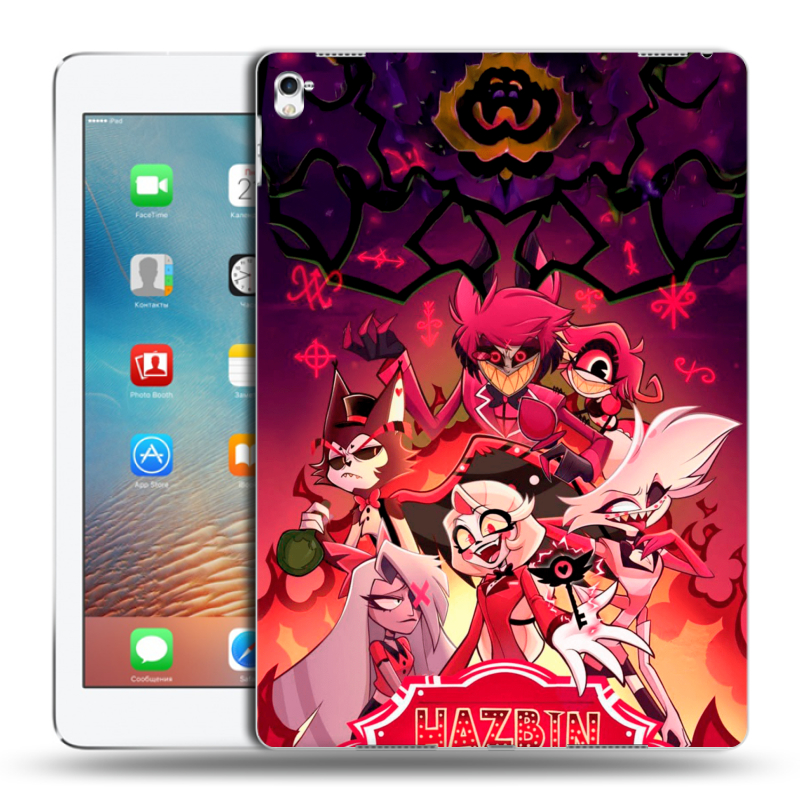 Пластиковый чехол на Ipad Pro 9.7 с принтом Hazbin Hotel Отель Хазбин Пластиковый чехол на Ipad Pro 9.7 с принтом Hazbin Hotel Отель Хазбин