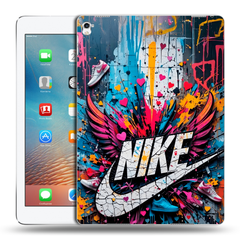Силиконовый чехол на Ipad Pro 9.7 с принтом Nike Найк Силиконовый чехол на Ipad Pro 9.7 с принтом Nike Найк