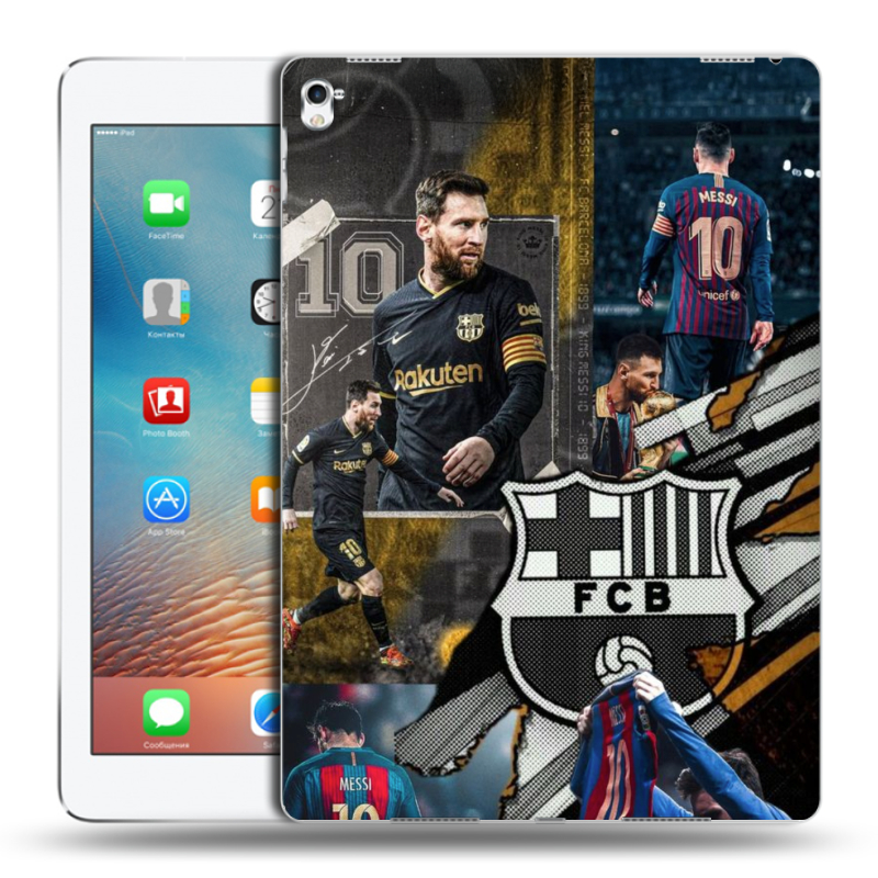 Силиконовый чехол на Ipad Pro 9.7 с принтом Messi Barcelona Силиконовый чехол на Ipad Pro 9.7 с принтом Messi Barcelona