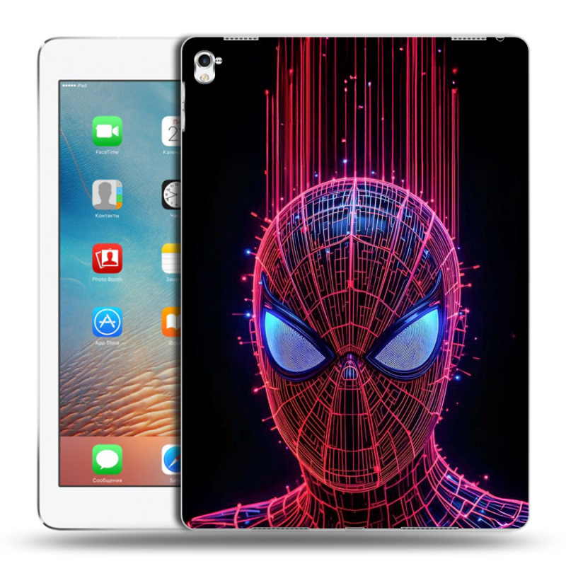 Силиконовый чехол на Ipad Pro 9.7 с принтом Spiderman Человек паук Силиконовый чехол на Ipad Pro 9.7 с принтом Spiderman Человек паук