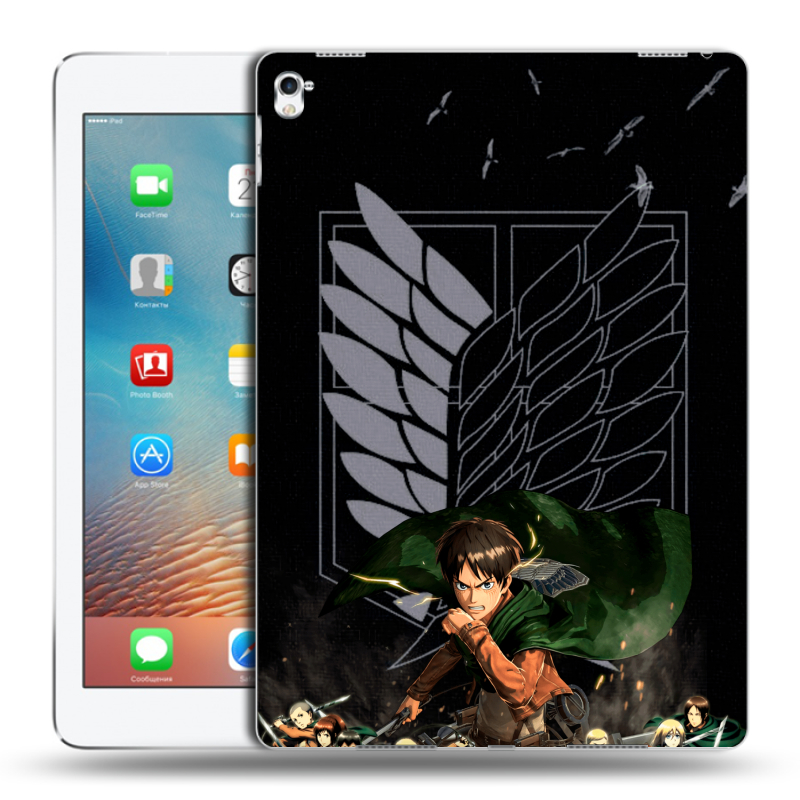 Силиконовый чехол на Ipad Pro 9.7 с принтом Атака титанов Силиконовый чехол на Ipad Pro 9.7 с принтом Атака титанов