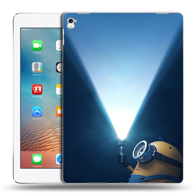 Пластиковый чехол на Ipad Pro 9.7 с принтом Миньоны Пластиковый чехол на Ipad Pro 9.7 с принтом Миньоны