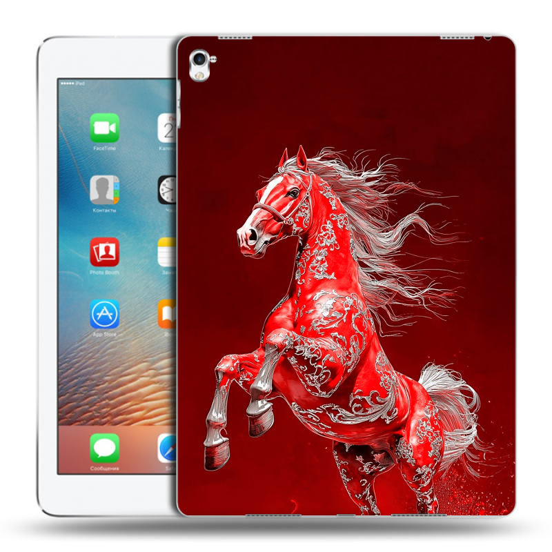 Силиконовый чехол на Ipad Pro 9.7 с принтом Новый год Силиконовый чехол на Ipad Pro 9.7 с принтом Новый год