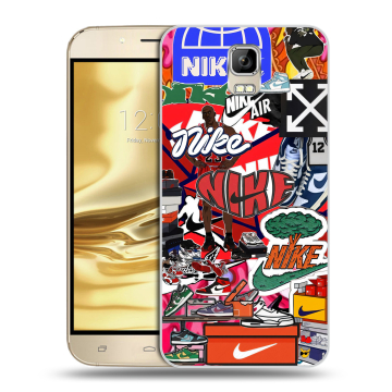 Пластиковый чехол на Umi Rome с принтом Найк Nike яркий