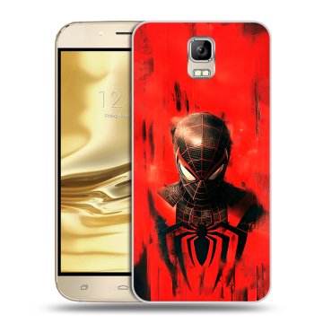 Пластиковый чехол на Umi Rome с принтом человек паук spiderman