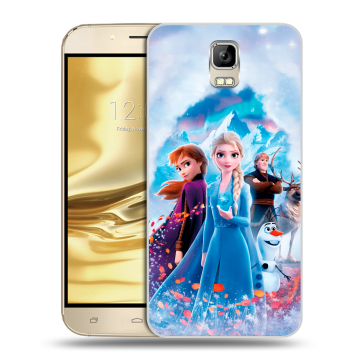 Пластиковый чехол на Umi Rome с принтом Холодное сердце Frozen