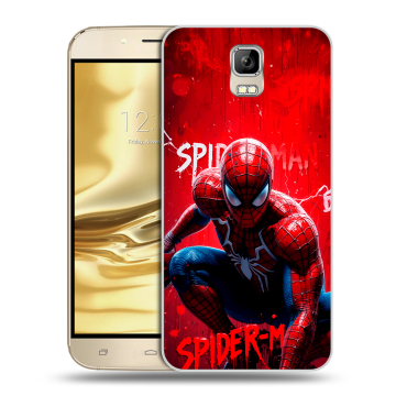 Пластиковый чехол на Umi Rome с принтом Spiderman Человек паук