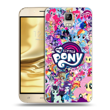 Пластиковый чехол на Umi Rome с принтом My little pony Дружба чудо