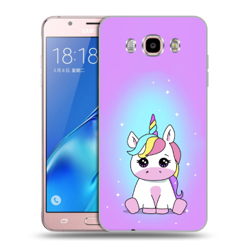 Силиконовый чехол на Samsung Galaxy J5 (2016) с принтом Единорог Силиконовый чехол на Samsung Galaxy J5 (2016) с принтом Единорог