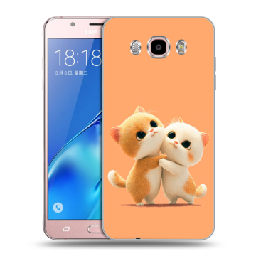 Силиконовый чехол на Samsung Galaxy J5 (2016) с принтом Милые котики Силиконовый чехол на Samsung Galaxy J5 (2016) с принтом Милые котики