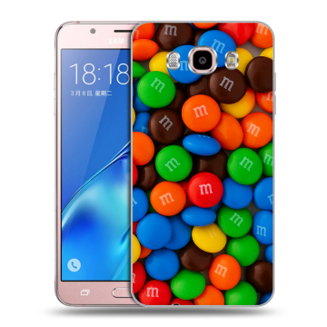 Силиконовый чехол на Samsung Galaxy J5 (2016) с принтом Конфеты Силиконовый чехол на Samsung Galaxy J5 (2016) с принтом Конфеты