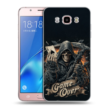 Силиконовый чехол на Samsung Galaxy J5 (2016) с принтом Скелет карты