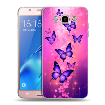 Силиконовый чехол на Samsung Galaxy J5 (2016) с принтом Бабочки Силиконовый чехол на Samsung Galaxy J5 (2016) с принтом Бабочки