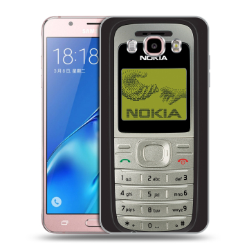 Силиконовый чехол на Samsung Galaxy J5 (2016) с принтом Ретро Нокия Силиконовый чехол на Samsung Galaxy J5 (2016) с принтом Ретро Нокия