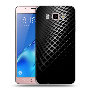 Силиконовый чехол на Samsung Galaxy J5 (2016) с принтом Текстура металла Силиконовый чехол на Samsung Galaxy J5 (2016) с принтом Текстура металла