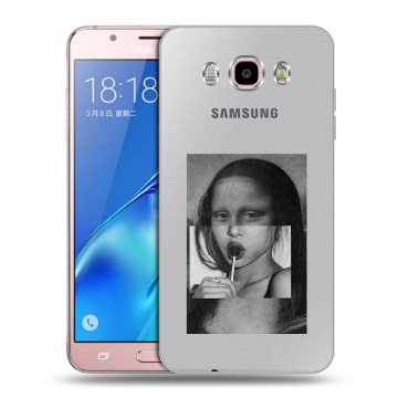 Силиконовый чехол на Samsung Galaxy J5 (2016) с принтом Мона Лиза Силиконовый чехол на Samsung Galaxy J5 (2016) с принтом Мона Лиза