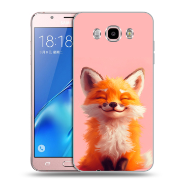 Силиконовый чехол на Samsung Galaxy J5 (2016) с принтом милая лиса Силиконовый чехол на Samsung Galaxy J5 (2016) с принтом милая лиса