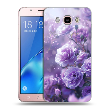Силиконовый чехол на Samsung Galaxy J5 (2016) с принтом Розы цветы Силиконовый чехол на Samsung Galaxy J5 (2016) с принтом Розы цветы