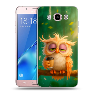 Силиконовый чехол на Samsung Galaxy J5 (2016) с принтом сова Силиконовый чехол на Samsung Galaxy J5 (2016) с принтом сова