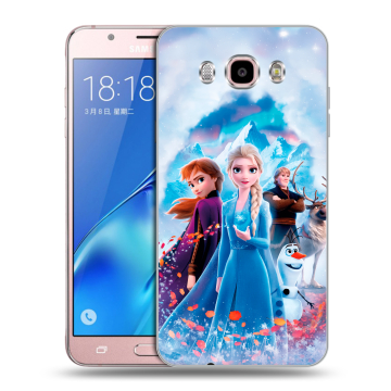 Силиконовый чехол на Samsung Galaxy J5 (2016) с принтом Холодное сердце Frozen Силиконовый чехол на Samsung Galaxy J5 (2016) с принтом Холодное сердце Frozen