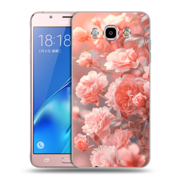 Силиконовый чехол на Samsung Galaxy J5 (2016) с принтом Розы цветы Силиконовый чехол на Samsung Galaxy J5 (2016) с принтом Розы цветы