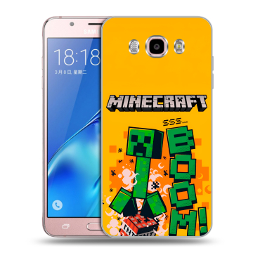 Силиконовый чехол на Samsung Galaxy J5 (2016) с принтом Майнкрафт Minecraft Силиконовый чехол на Samsung Galaxy J5 (2016) с принтом Майнкрафт Minecraft
