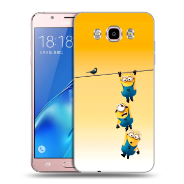 Силиконовый чехол на Samsung Galaxy J5 (2016) с принтом Миньоны Силиконовый чехол на Samsung Galaxy J5 (2016) с принтом Миньоны