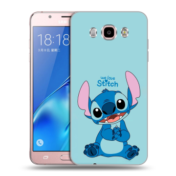 Силиконовый чехол на Samsung Galaxy J5 (2016) с принтом Лило и Стич Силиконовый чехол на Samsung Galaxy J5 (2016) с принтом Лило и Стич