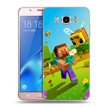 Силиконовый чехол на Samsung Galaxy J5 (2016) с принтом Майнкрафт Minecraft Силиконовый чехол на Samsung Galaxy J5 (2016) с принтом Майнкрафт Minecraft