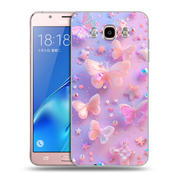 Силиконовый чехол на Samsung Galaxy J5 (2016) с принтом Бабочки Силиконовый чехол на Samsung Galaxy J5 (2016) с принтом Бабочки