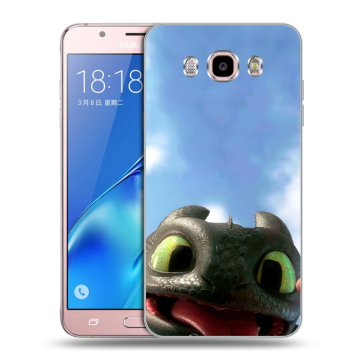 Силиконовый чехол на Samsung Galaxy J5 (2016) с принтом Как приручить дракона Силиконовый чехол на Samsung Galaxy J5 (2016) с принтом Как приручить дракона