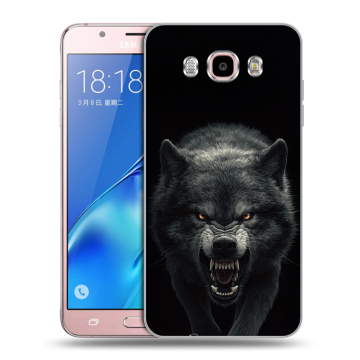 Силиконовый чехол на Samsung Galaxy J5 (2016) с принтом Волк Силиконовый чехол на Samsung Galaxy J5 (2016) с принтом Волк