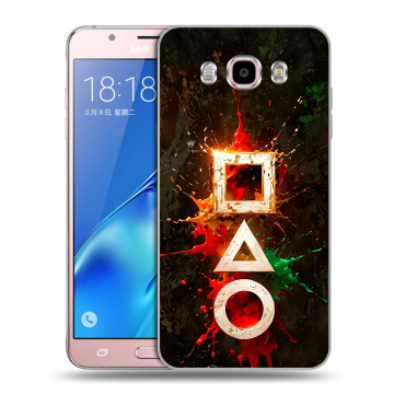 Силиконовый чехол на Samsung Galaxy J5 (2016) с принтом Squid Game Игра кальмара Силиконовый чехол на Samsung Galaxy J5 (2016) с принтом Squid Game Игра кальмара