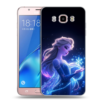Силиконовый чехол на Samsung Galaxy J5 (2016) с принтом Холодное сердце Frozen Силиконовый чехол на Samsung Galaxy J5 (2016) с принтом Холодное сердце Frozen