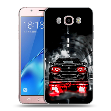 Силиконовый чехол на Samsung Galaxy J5 (2016) с принтом BMW БМВ Силиконовый чехол на Samsung Galaxy J5 (2016) с принтом BMW БМВ