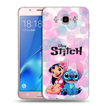 Силиконовый чехол на Samsung Galaxy J5 (2016) с принтом Лило и Стич Силиконовый чехол на Samsung Galaxy J5 (2016) с принтом Лило и Стич