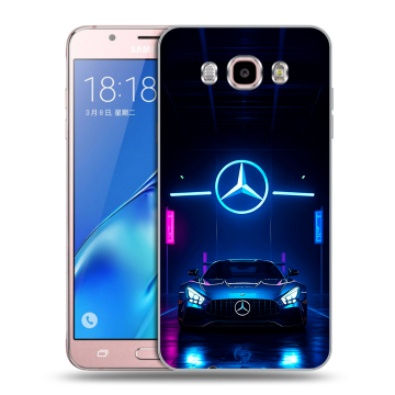 Силиконовый чехол на Samsung Galaxy J5 (2016) с принтом Mercedes Мерседес Силиконовый чехол на Samsung Galaxy J5 (2016) с принтом Mercedes Мерседес