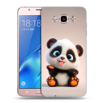 Силиконовый чехол на Samsung Galaxy J5 (2016) с принтом милая панда Силиконовый чехол на Samsung Galaxy J5 (2016) с принтом милая панда